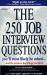 250 Job Interview Questions